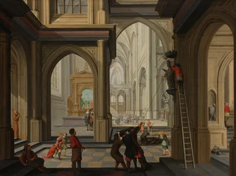 Iconoclasts in a Church